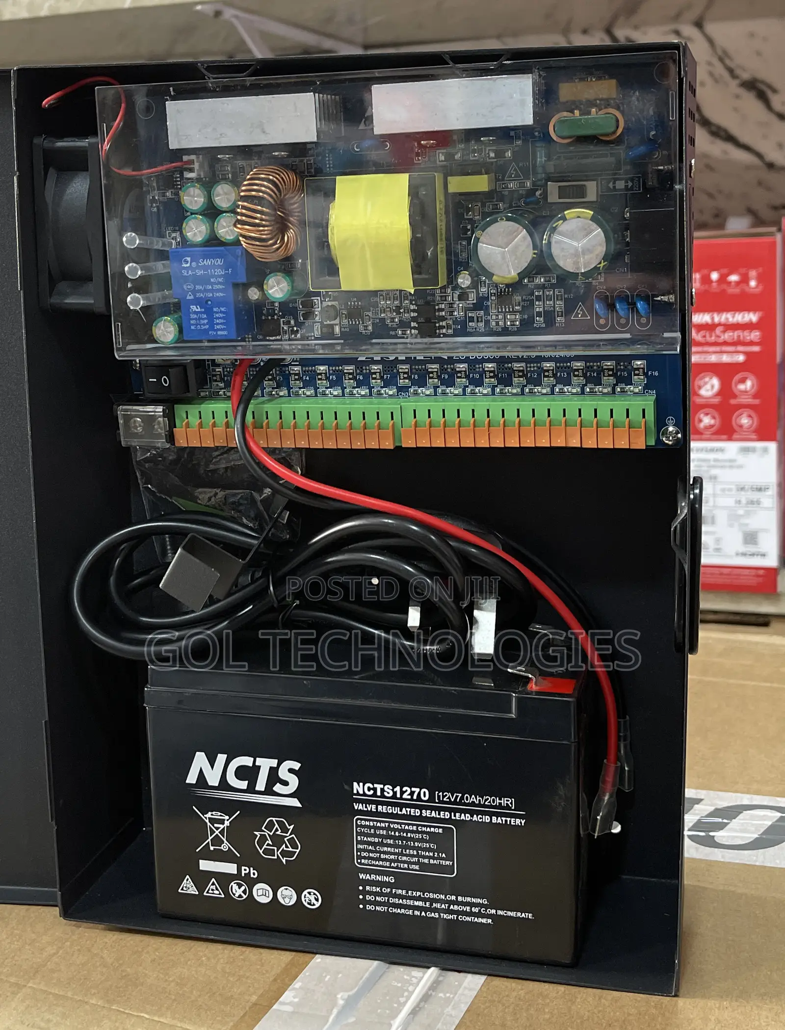 12v20ah Power Supply With Backup Battery 16ch AK Original