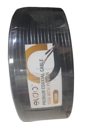 Eldo Pro 100m Rg59 Premium Coaxial Cable With Power CCTV