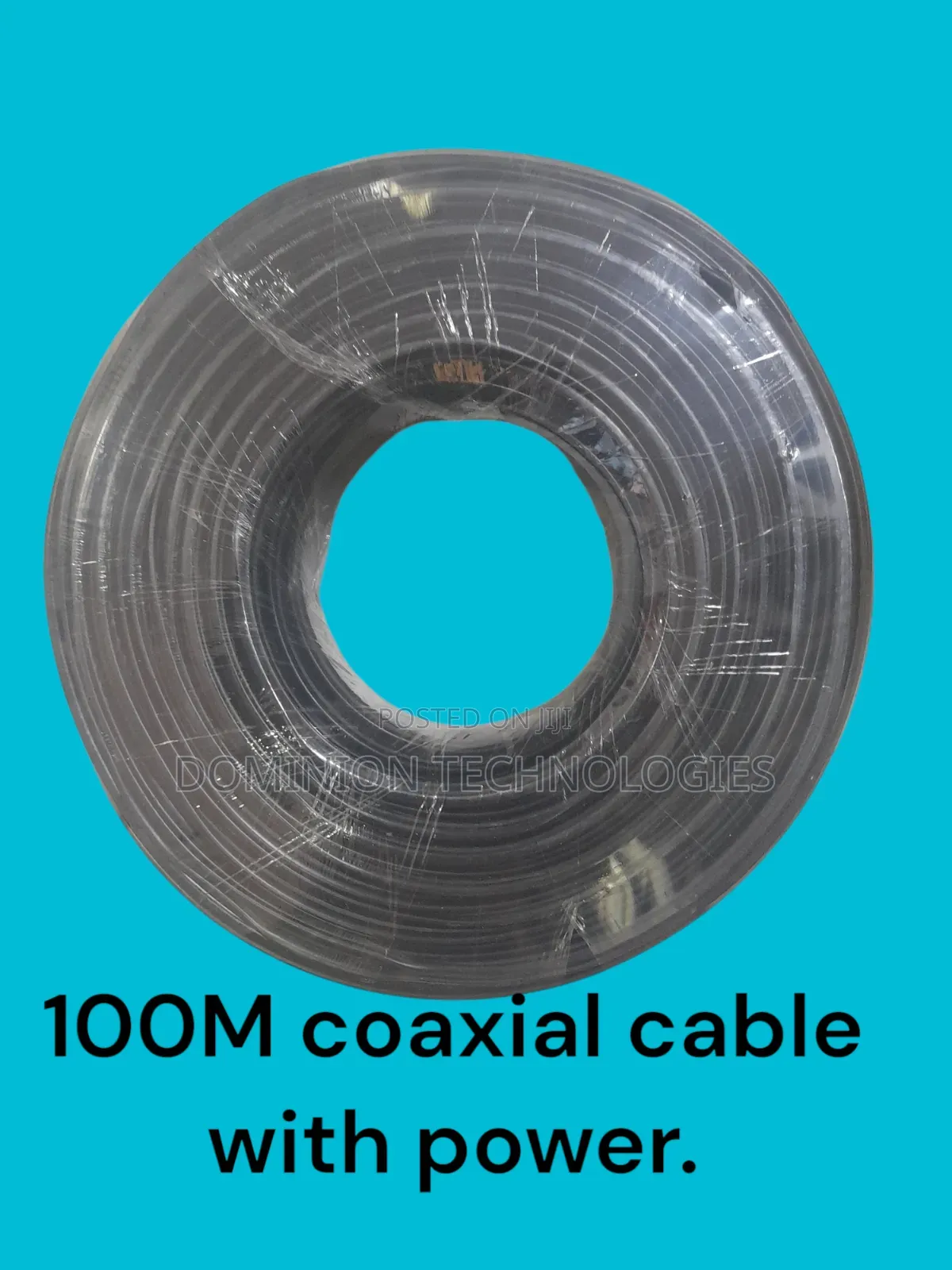 Eldo Pro 100m Rg59 Premium Coaxial Cable With Power CCTV