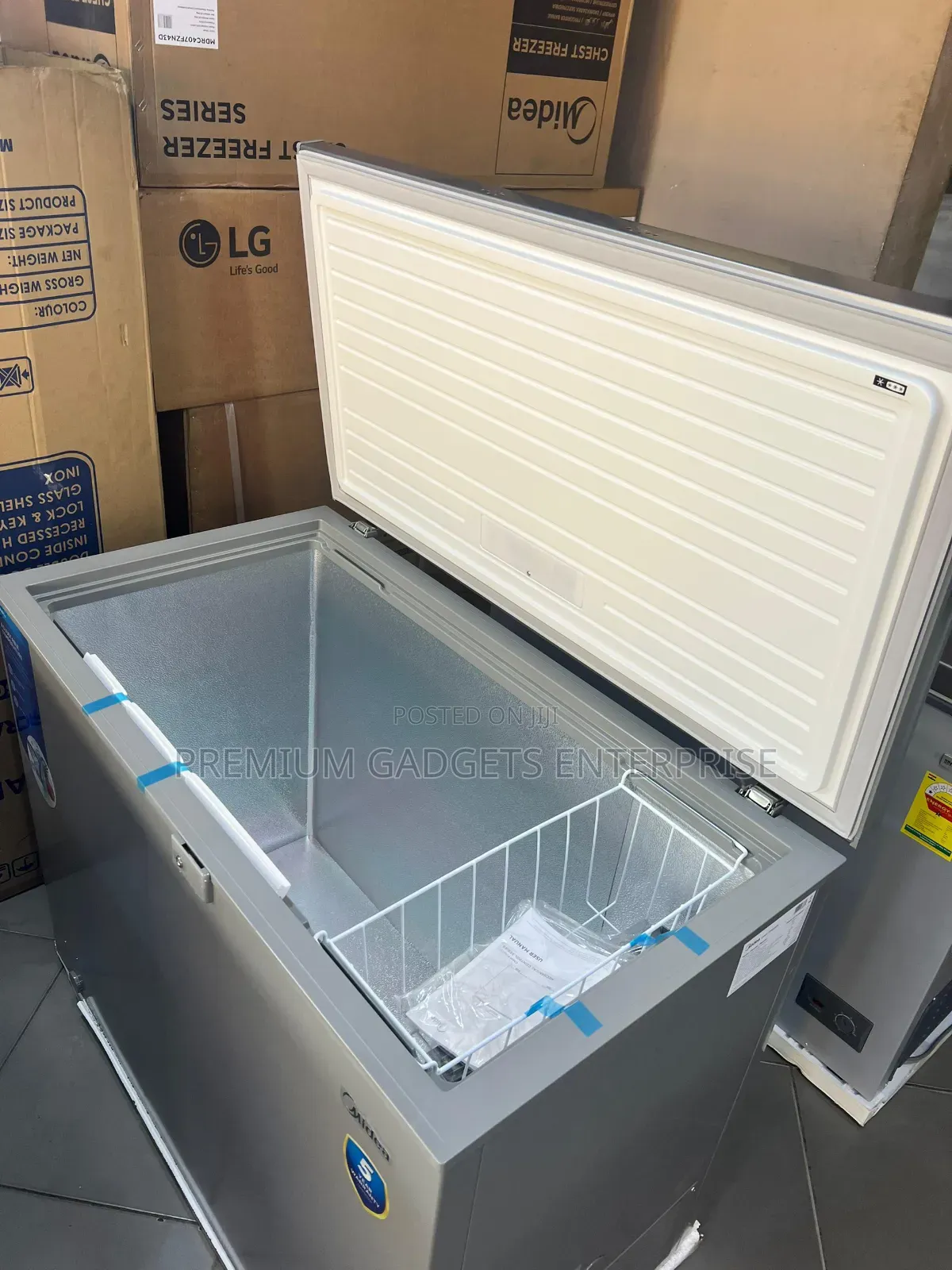 Adjustable Thermostat Midea 294l Inverter 3 Star Freezer