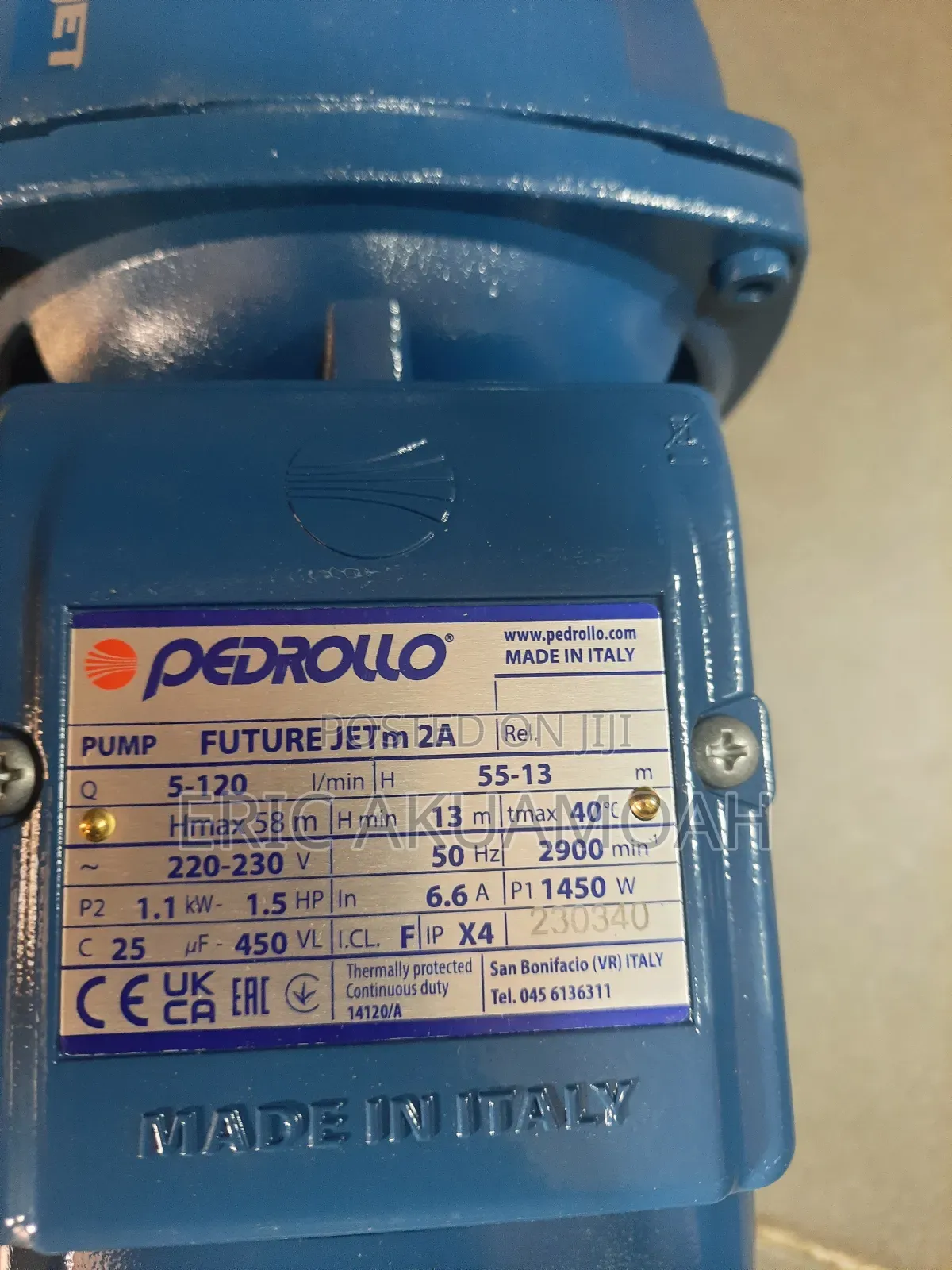 Pedrollo 1.5HP Cast