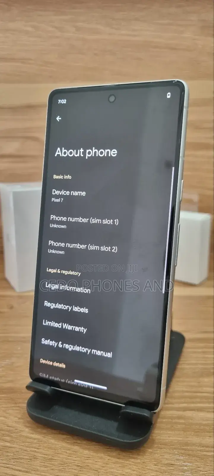 Google Pixel 7 128 GB White