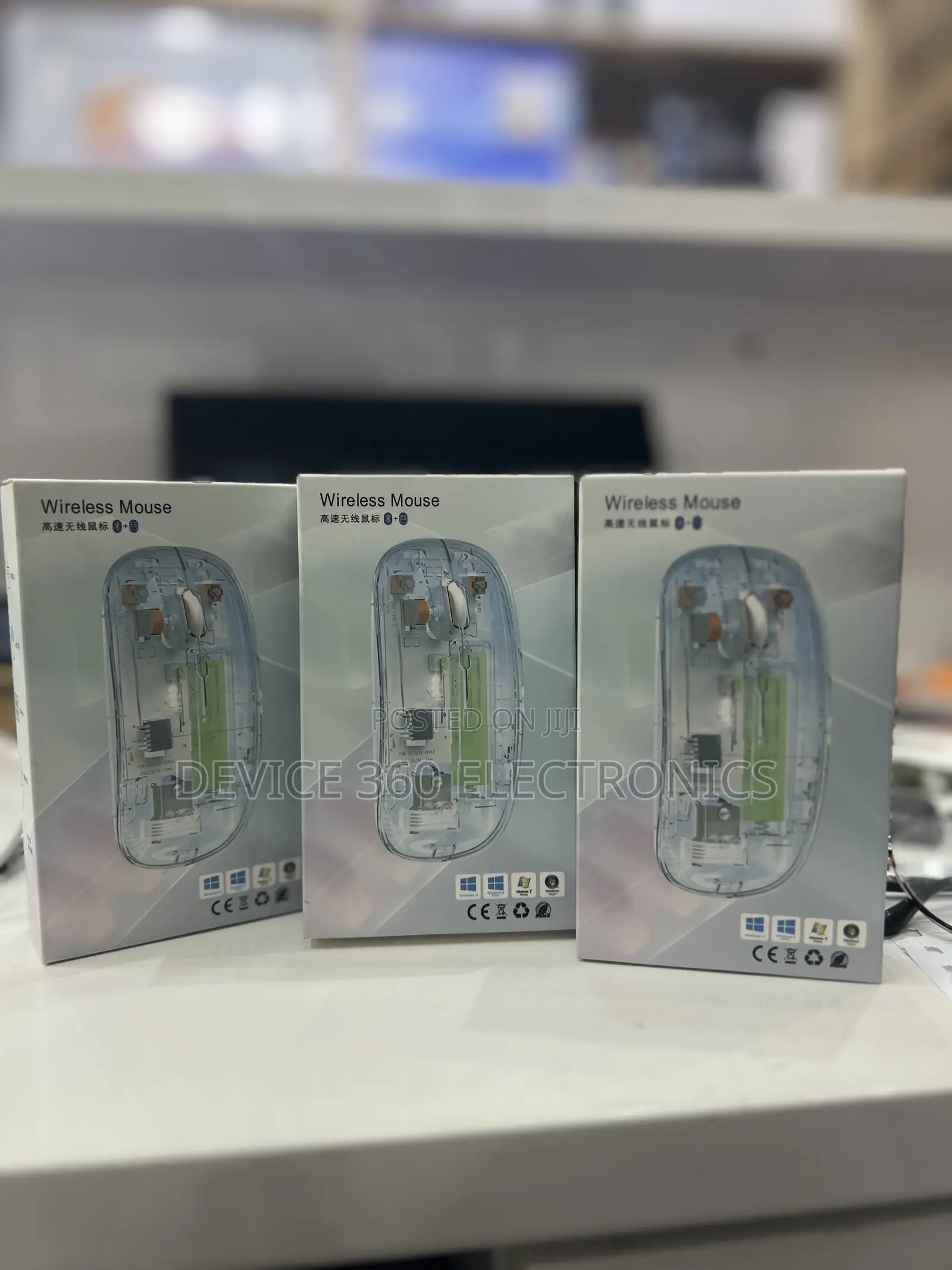 Quality Transparent Rechargeable Bluetooth Mouse