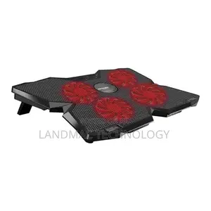 Promate Ergonomic Laptop Cooling Pad With Silent Fan Technol