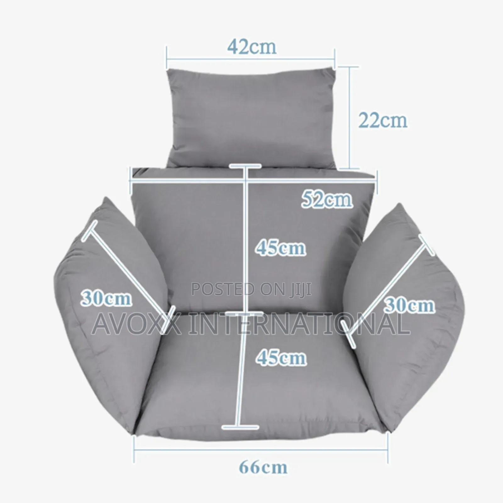 Lakee Hanging Chair Cushion, Cushions for Hanging Egg Chair
