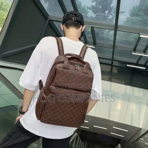 Quality Leather Laptop Travel Backpack School Bag
