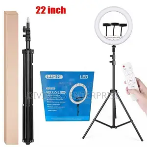 LJJ-22 56cm 22 Inch Ring Light With Tripod Stand