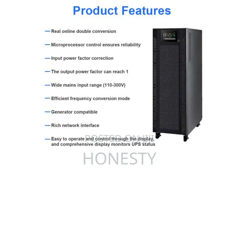 Cwups 40kva/32kw Three Phase Online Ups Backup Power Supply