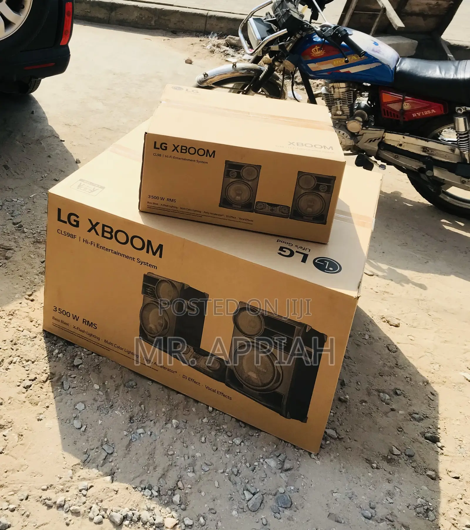 Unique in Box LG CL98 3500watt Xboom Sound System(Black).