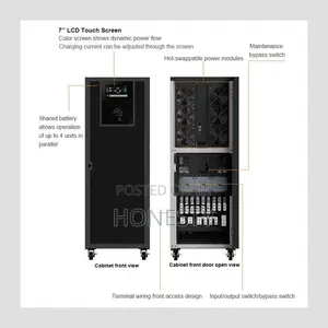 Cwups 100kva/80kw Three Phase Online Ups Backup Power Supply