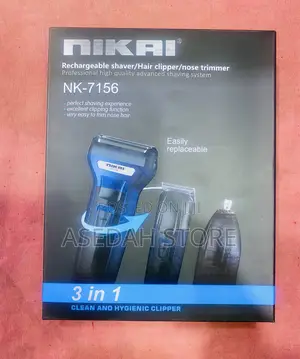 3 in 1 Hair Clipper Nikai Rechargeable