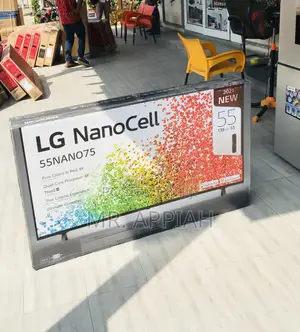 New LG 55NANO75VPA 55 Inch Nanocell Smart Television.