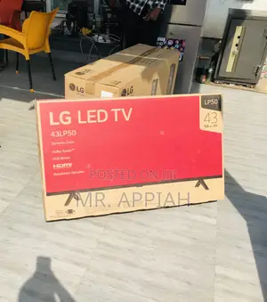 Elegant Black LG 43lp5000 43” Full HD Led Electric Tv.