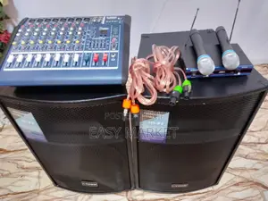 Speaker Set With Mixer and Mics