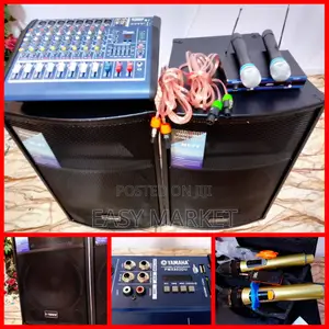 Speaker Set With Mixer and Mics