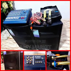Speaker Set With Mixer and Mics