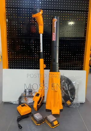 Cordless Blower+Grass Trimmer 20v + 2 Battery - Cosli240203