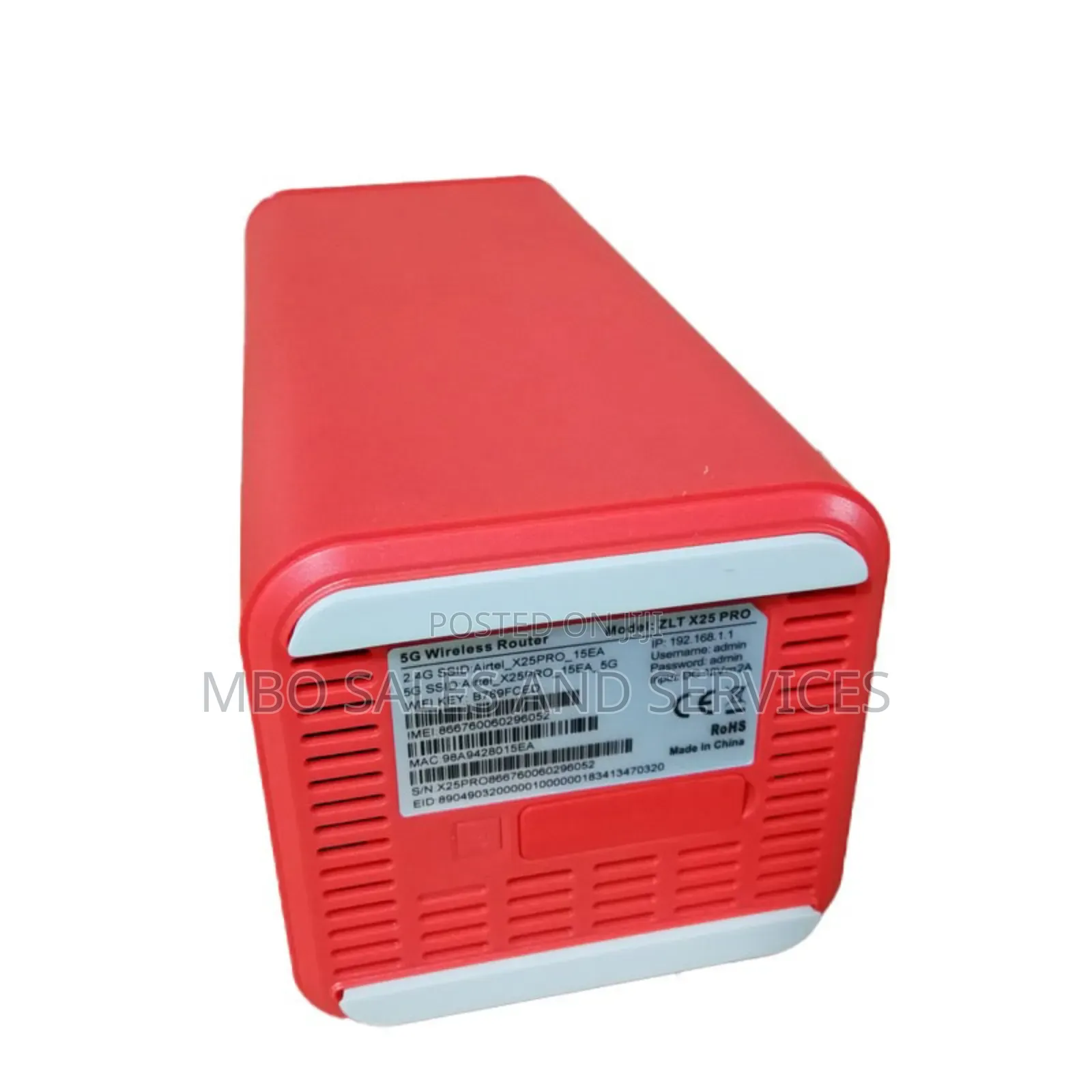 Airtel Advanced 5g Universal Cat 6 Turbonet Router With Ups