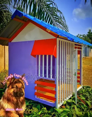 Large Rugged Galvanized Steel Comfy Security Dog Cage