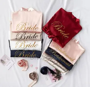 Customized Bridal Robes With Inner
Satin - Silk Robe