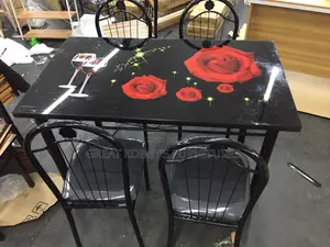 Glass Dining Table (1+4)