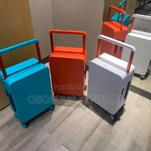 Zip Less Luxury Designer Box Luggage2 In 1.