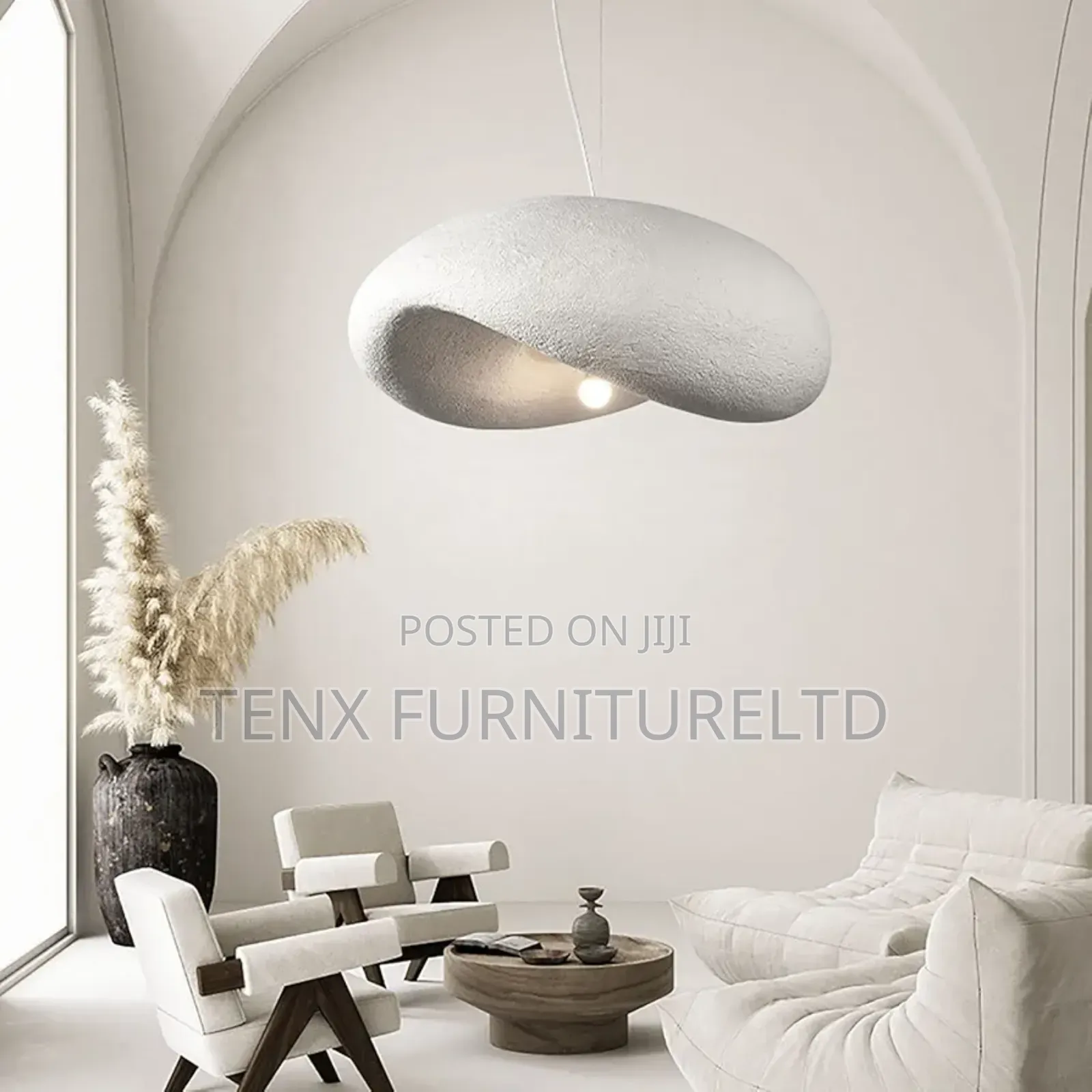 Modern Concrete Chandelier