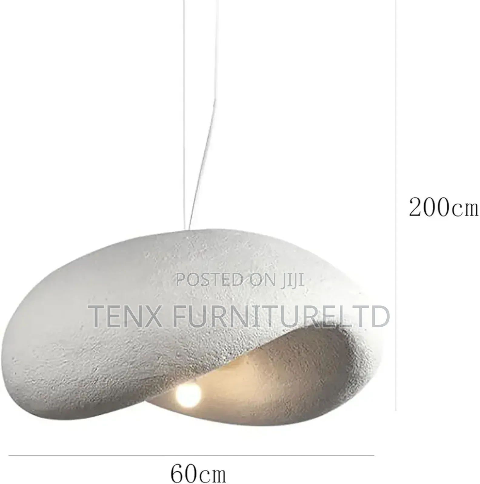 Modern Concrete Chandelier
