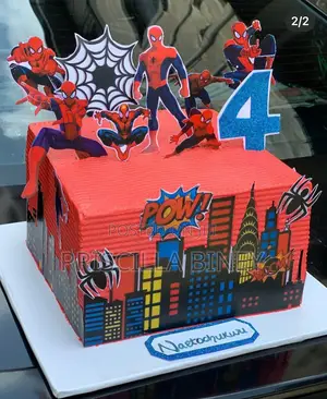 Spider-Man Character Cake