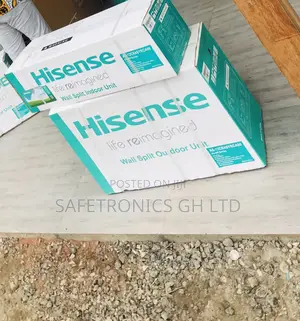 White 1.5 Hp High Efficiency Hisense Split Type Ac