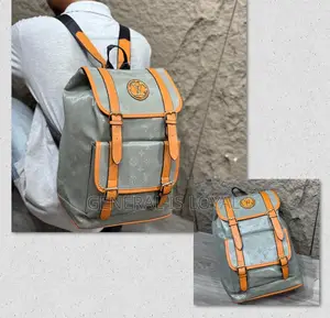 Louis Vuitton Brown & Sea Blue Waterproof Backpack