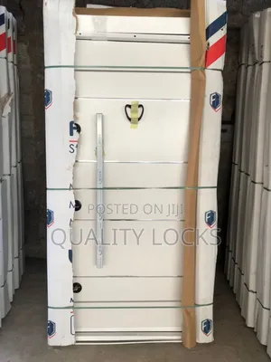 Durable Metallic Turkish White Security Door