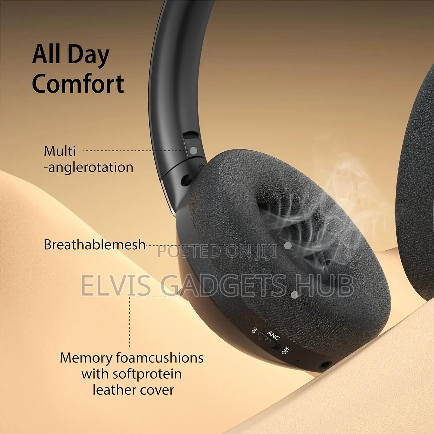 Wireless Active Noise Cancelling Headphone