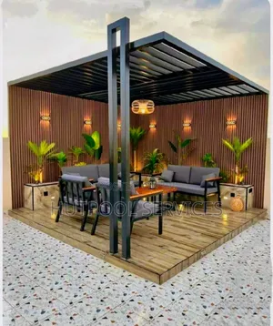 Pure Modern Steel Pergola