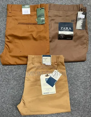 Dockers,Zara, And Jeep Khaki Trousers For Men