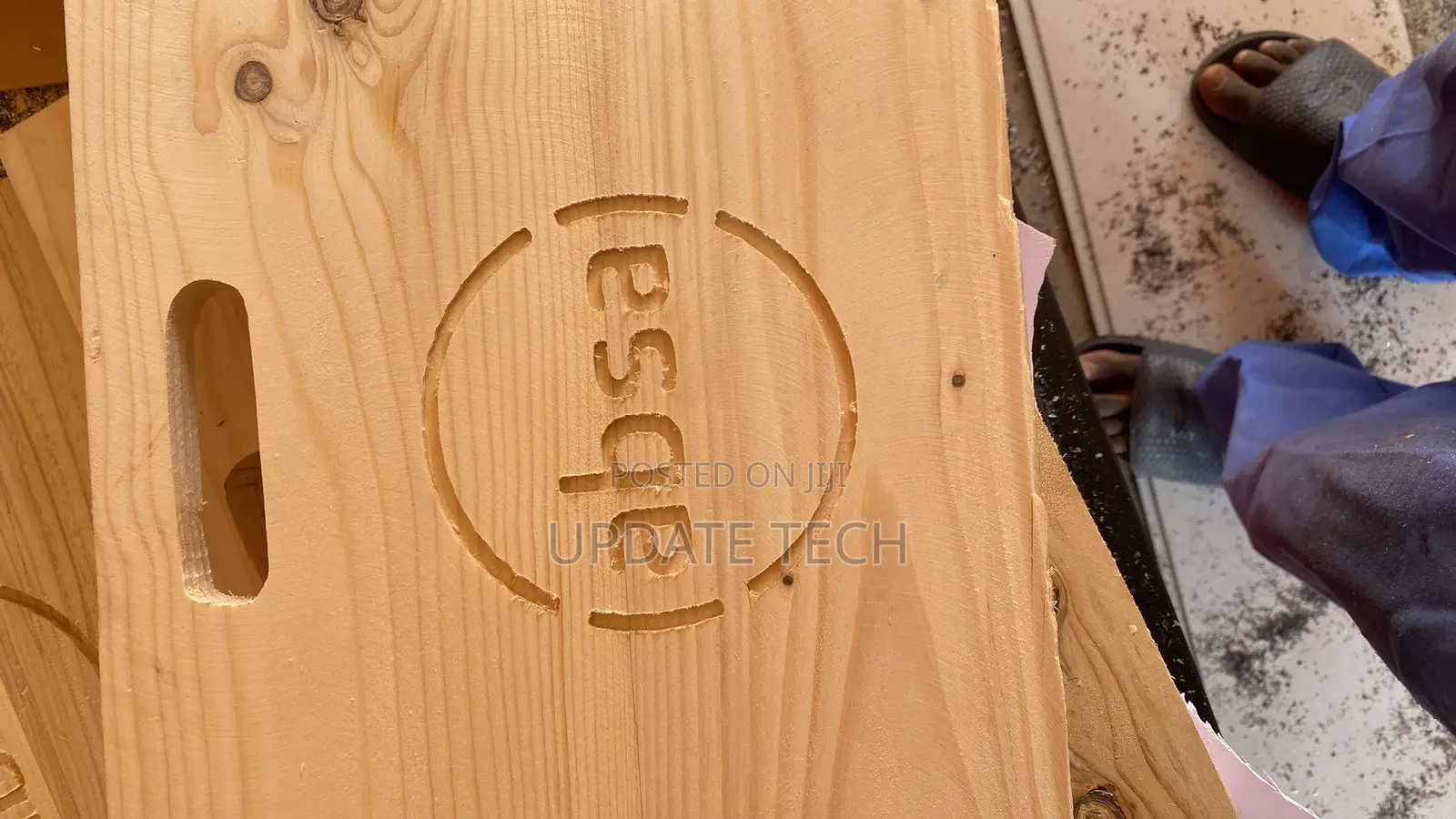 Absa Bank Engraving on Wood