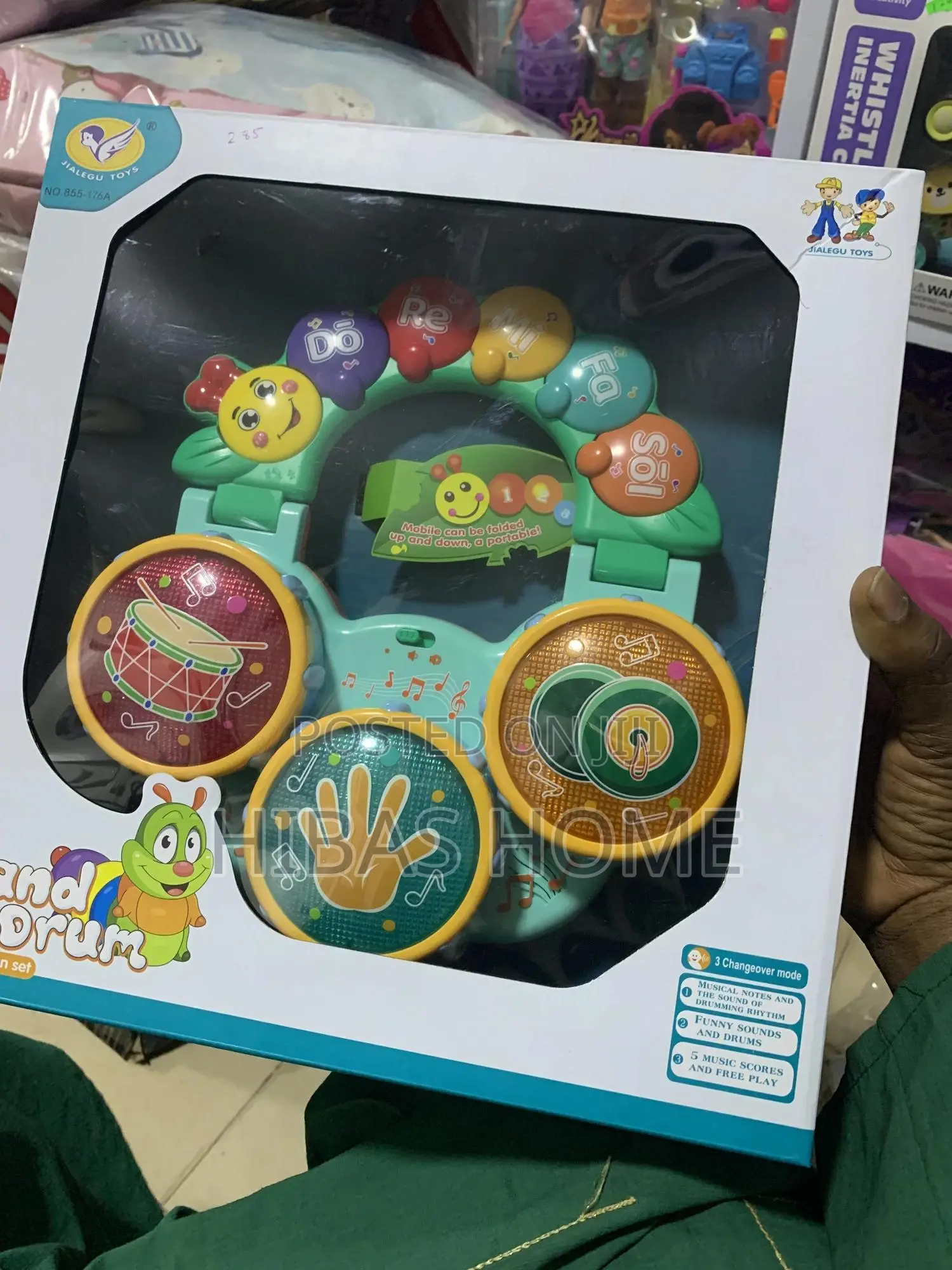 Kids Big Size Musical Hand Drum