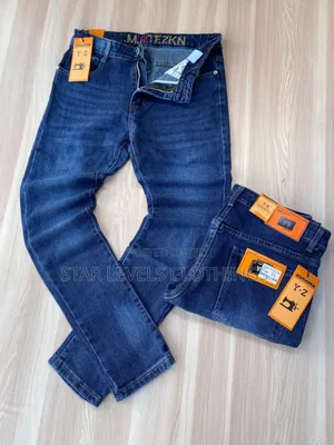 Stocks Blue Jeans Trousers for Sale