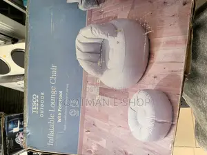 Tesco Indoor and Outdoor Inflatable Chair With Footstool