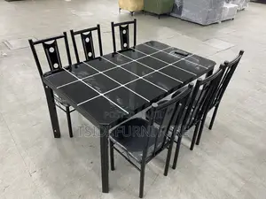 Quality Glass Dining Sets With 6chairs A34