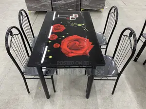 Glass Dining Table Plus 4chairs