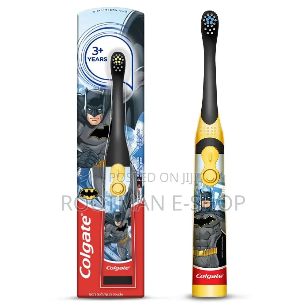 Colgate Batman Toothbrush For Kids, Battery Powered