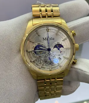 Mettle Gold /Sliver , Black Two Tone Stainless Watch