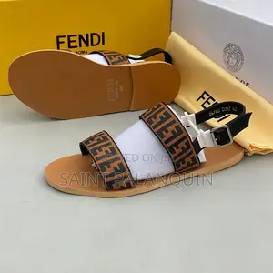 Brown Fendi Sandals