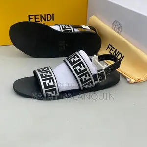 Black Fend Sandals