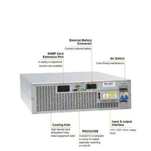 Cwups 6kva Rack-Mounted Ups Backup Power Supply for Computer