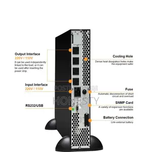 Cwups 6kva Rack-Mounted Ups Backup Power Supply for Computer