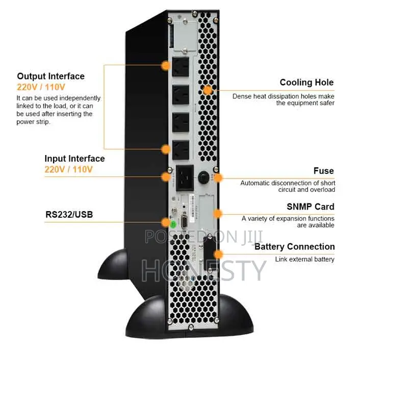 Cwups 10kva Rack-Mounted Ups Backup Power Supply for Server