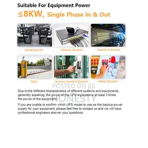 Cwups 10kva Rack-Mounted Ups Backup Power Supply for Server