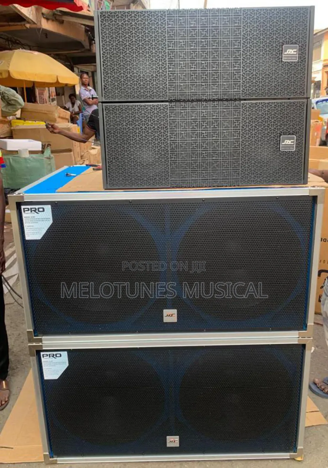 Jac 10inches Line Array With Double Bass